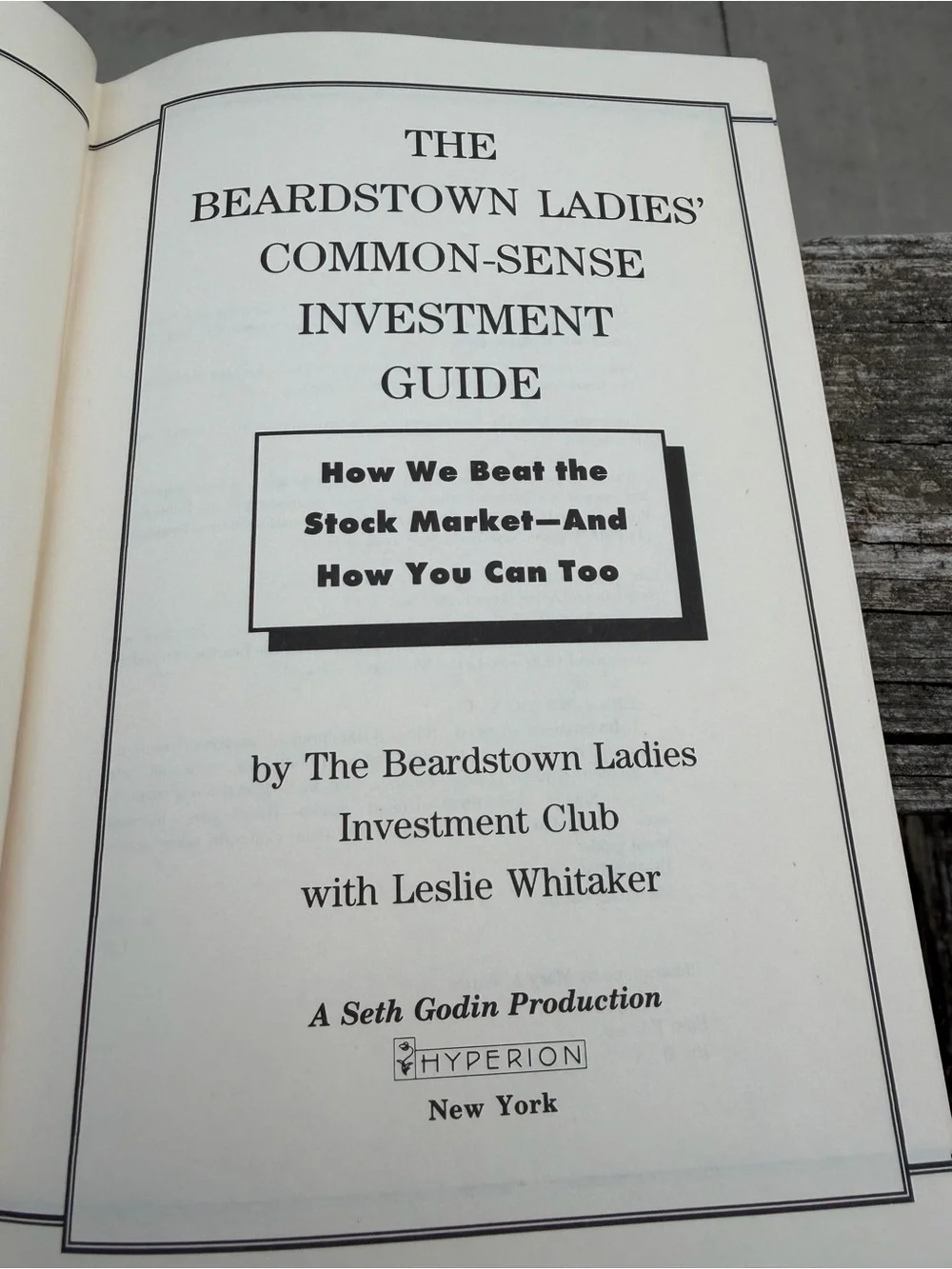 Book The Beardstown Ladies Common-Sense Investment Guide 1994 1st Ed Signed